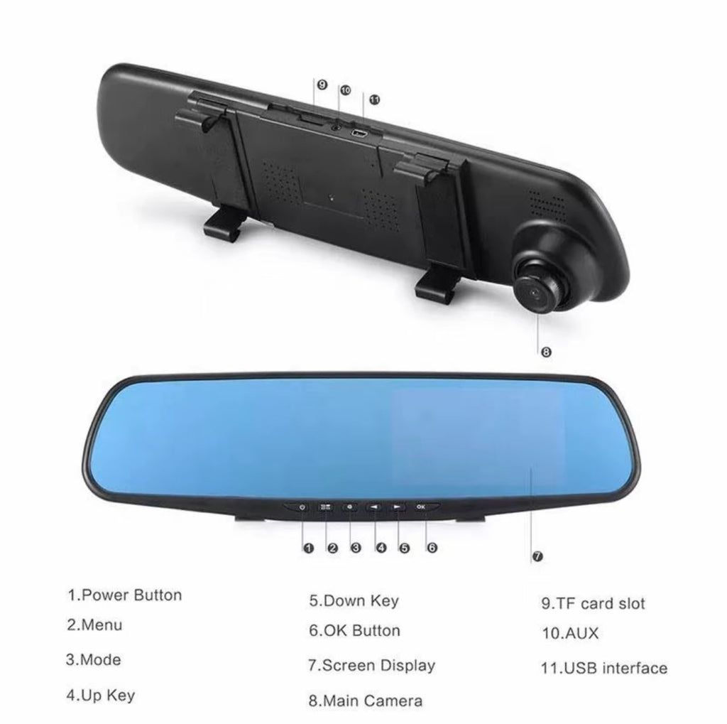 Espejo Inteligente de Seguridad Pro-View 1080p